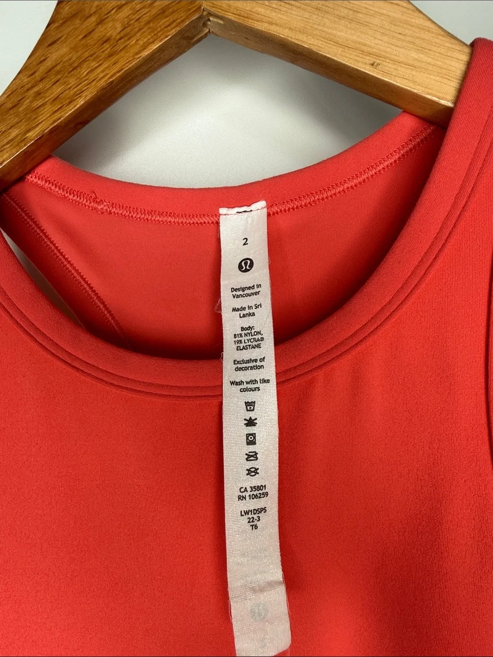 Lululemon Align Waist Length Racerback Tank Top Size 2